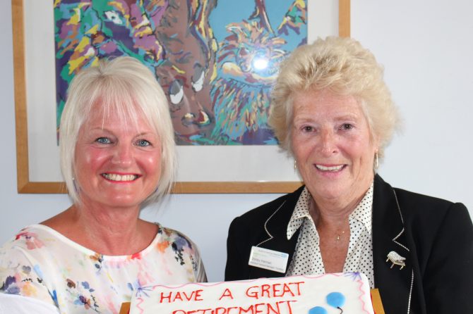 Shirley bows out of 57 years’ service