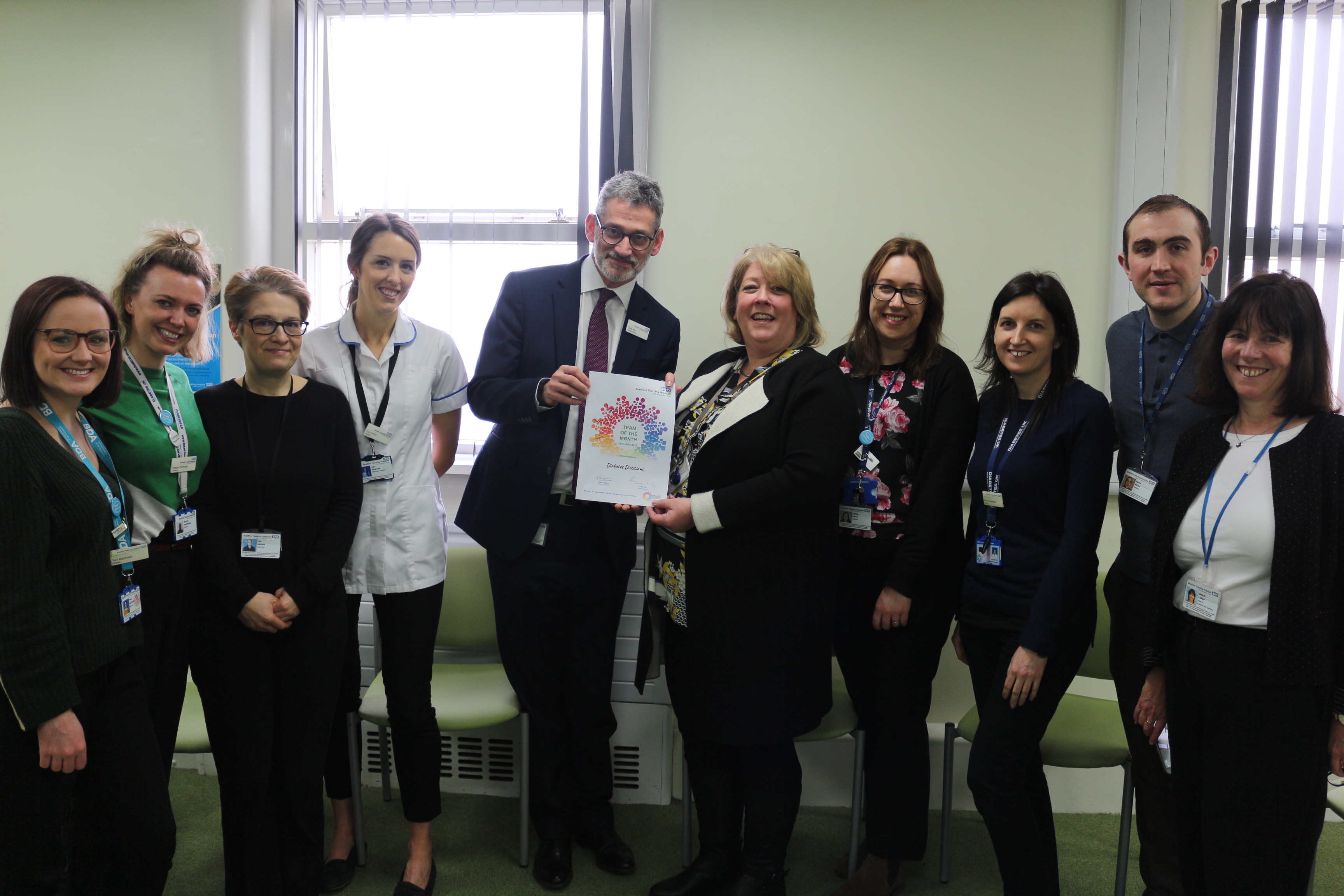 The Diabetes Dietitian Team - Team of the Month for January 2019