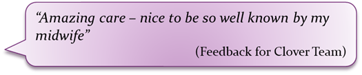 maternity feedback quote