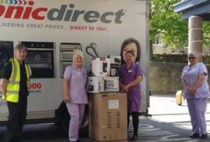 Sonic Direct donates electrical goods to St Luke's Hospital during the pandemic