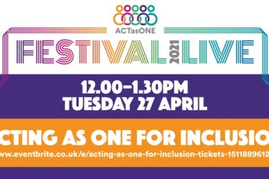 Act as One Festival – first set of events now open for booking!