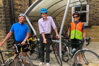 Staff highlight the benefits of pedal power on national Cycle to Work Day!