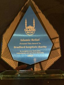 Bradford Hospitals’ Charity receives prestigious humanity award