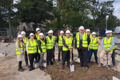 Ground-breaking marks start of major work to build new NHS surgical day case unit at St Luke’s Hospital