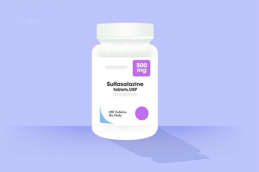 Sulfasalazine medication tablets